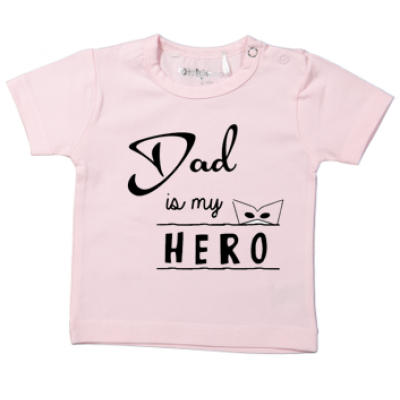 T-shirt "Dad is my hero" T-shirt "Dad is my hero"